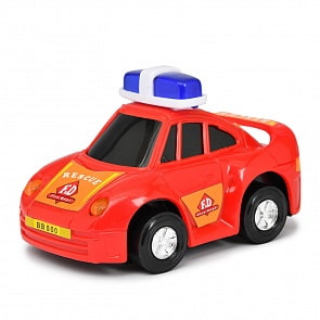 Машинка службы спасения на батарейках, 12 см, красный (Dickie, 3341008-1)