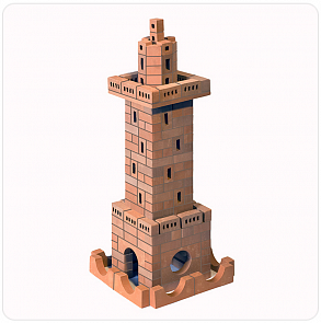 Конструктор "Маяк" из настоящих кирпичиков, 230 деталей (БрикНик, 203пл)