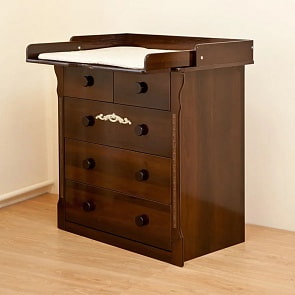 Комод с настилом Красная Звезда С 578 П накладка №6 Шарлотта, шоколад (Красная Звезда, КЗ-С 578 П_шоколад)