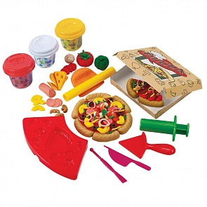 Набор с пластилином Пиццерия (Playgo, Play 8582veg)