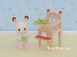 Sylvanian Families - Стульчик для кормления (Sylvanian Families, 2928st) - миниатюра