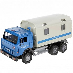 Грузовик – Милиция, свет и звук, открываются двери, откидывается кабина (Playsmart, A532-H36015)