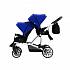 Детская прогулочная коляска Bebetto42 Sport для двойни, серо-черная, шасси белая/BIA  - миниатюра №11
