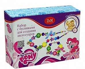 Набор с бусинками для создания аксессуаров "Яркая радуга. My Little Pony" (Docha&Mama, 55196)