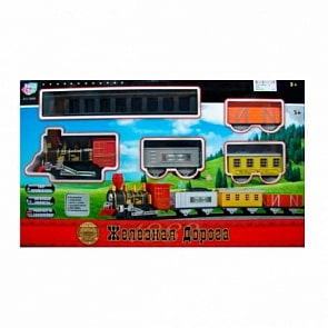 Железная дорога на батарейках, свет и звук (Joy Toy, A147-H06349sim)
