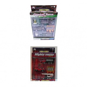 Набор из серии Пожарный или Военный, 6 предметов (Junfa Toys, BA-11232)