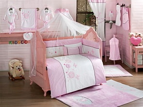 Комплект из 4 предметов серии Sweet Flowers, Pink (Kidboo, 00-0012947)
