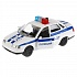 Инерционная металлическая машина Lada 2110 Милиция/Полиция, свет, звук 1:43  - миниатюра №3