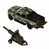 Модель военная Ford Ranger 12 см с пушкой двери и багажник открываются инерционная металлическая  - миниатюра №4