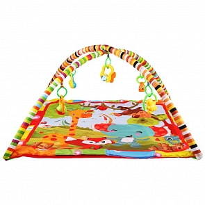 Детский игровой коврик Забавный лисенок с игрушками на подвеске (Умка, B1682982-R)