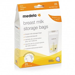 Одноразовые пакеты для хранения грудного молока, 25 шт (Medela, 008.0406)