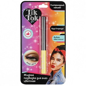 Подводка для глаз желтая (Tik Tok Girl, YL61621TTG)