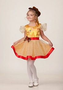 Костюм карнавальный для девочек – Эппл Джек, размер 116-60 (Батик, 1900-116-60)