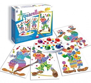 Акварельная раскраска - Клоун (SentoSpherE, 655k)