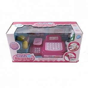 Кассовый аппарат со светом и звуком, продуктами и аксессуарами (Shantou, B1417926sim)