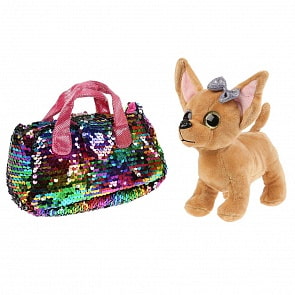 Мягкая игрушка – Чихуахуа, 16 см в сумочке мультиколор (Мой питомец, CT181022-19B)