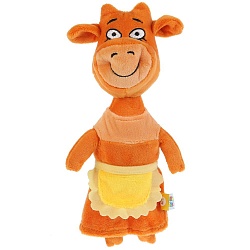 Мягкая игрушка - Оранжевая корова - Мама, 27 см (Мульти-пульти, V92726-20NS) - миниатюра