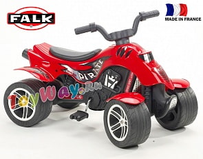 Педальная машина - Квадроцикл Pirate, красный, 84 см (Falk, FAL 600)
