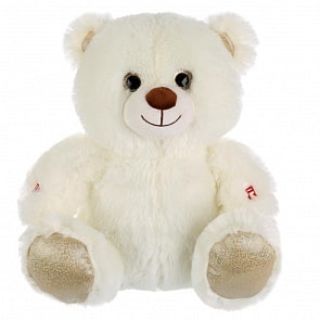 Музыкальная мягкая игрушка со светом - Мишка 5 колыбельных, 30 см (Мульти-пульти, JW0141A-RU)