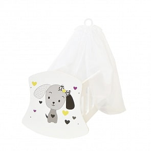 Люлька с балдахином серии Мимими, Крошка Ди Мини (Paremo, PFD120-71M)