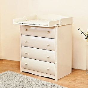 Комод с настилом Красная Звезда С 568 П Э, слоновая кость (Красная Звезда, КЗ-C 568 П_слоновая кость)