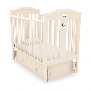 Кровать детская Гандылян К-2002-29м Даниэль маятник универсальный, слоновая кость (Gandylyan, GAN-К-2002-29м_слоновая кость)