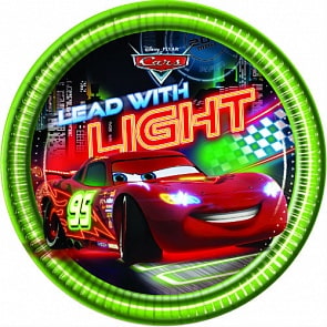 Тарелки Неоновые Тачки (Procos, tp82627)