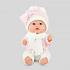 Кукла Бебетин в бело-розовом костюмчике, 21 см.  - миниатюра №2