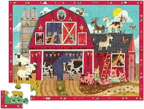 Пазл - Счет на ферме, 36 деталей (Crocodile Creek, 4072-0)