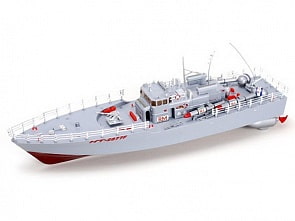 Торпедный корабль Heng Tai Warship на радиоуправлении (Heng Tai, HT-2877F)
