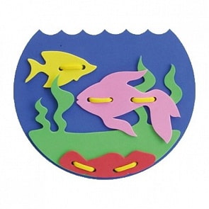 Конструктор мягкий: Аквариум Шнуровка (Фантазёр, ФН103001)