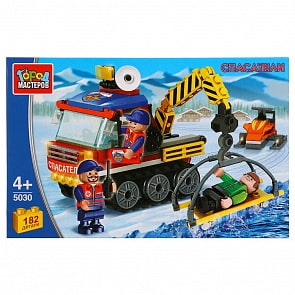 Игрушка конструктор - Вездеход горных спасателей, 182 детали (Город мастеров, 5030-LL)