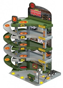 Игровой набор - Военный гараж (Нордпласт, Н-431224)