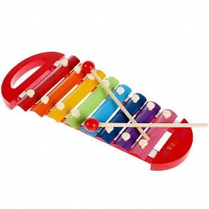 Металлофон деревянный - Маша и Медведь (Играем вместе, HLJ180108-7sim)