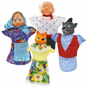 Кукольный театр «Волк и Лиса» (4 персоны) (Русский стиль, 11250в)