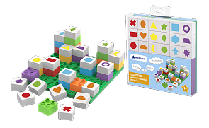 Конструктор из серии Играй, Создавай, Изучай – Фигуры, 37 деталей (Нордпласт, 480631)