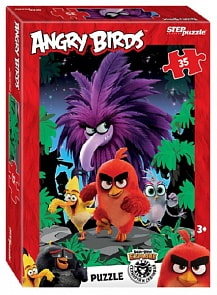 Пазлы Angry Birds, 35 деталей (Step Puzzle, 91182)