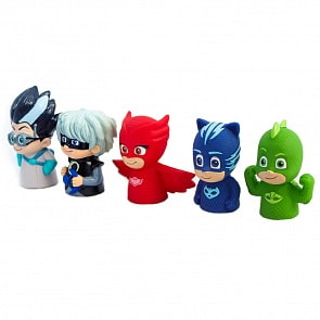 Пальчиковый театр: 5 фигурок ТМ PJ Masks, на блистере (Росмэн, 33064ros)