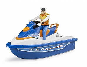 Гидроцикл с фигуркой спасателя (Bruder, 63-150)