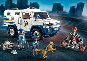 Игровой промо-набор – Полицейская машина для перевозки денег (Playmobil, 9371pm)