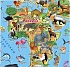 Карта настенная для детей - Наша планета. Животный и растительный мир, 124 х 80 см  - миниатюра №1