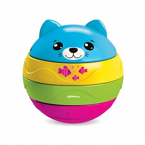 Музыкальный мячик-пирамидка - Котенок (Азбукварик, 29062-5)