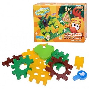 Конструктор - Смешарики - Домик Лосяша в коробке (Полесье, 9295)