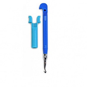 Набор для плетения: мини-станок с крючком, голубой (Rainbow Loom, A0002)