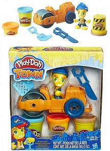 Hasbro Рlay-Doh Town. Пластилин Паровой каток (Hasbro, B6282)