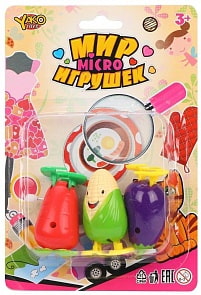 Набор заводных игрушек, 3 штуки (Yako toys, M8878) (ассортимент)