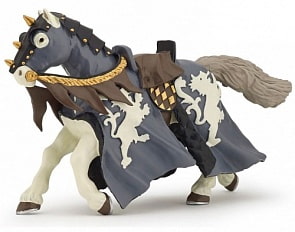 Фигурка коня чёрного всадника с мечом (Papo, 39776_papo)