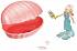 Игровой набор – Русалка с малышом тюленя в ракушке  - миниатюра №1