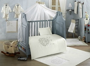 Комплект из 4-ти предметов серии - Valentine Saten, vanilla (Kidboo, 00-0013662)