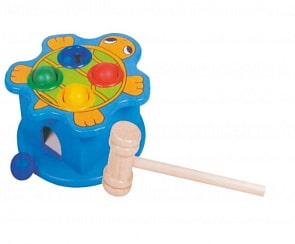 Стучалка - Черепашка, 4 шарика, молоточек (Shantou, XXQ190905005)